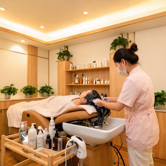 皮肤管理店低试错拓项指南:乌域养发头皮养护轻嫁接模式