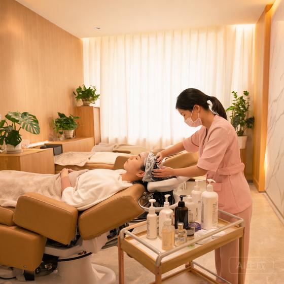 皮肤管理门店盈利升级指南:乌域养发头皮项目轻嫁接全解析