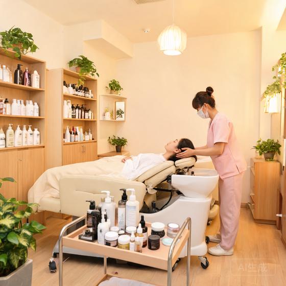 乌域养发店中店轻嫁接：科技皮肤管理门店拓项新路径