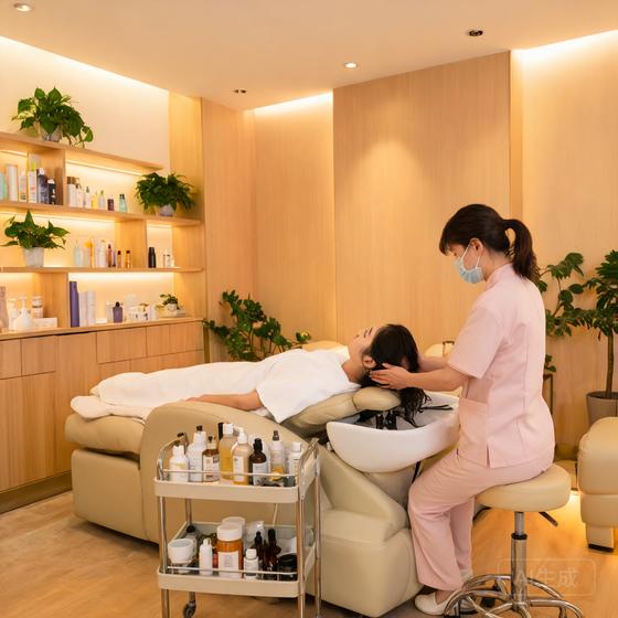 美业门店新增盈利赛道:乌域养发店中店轻嫁接全方案