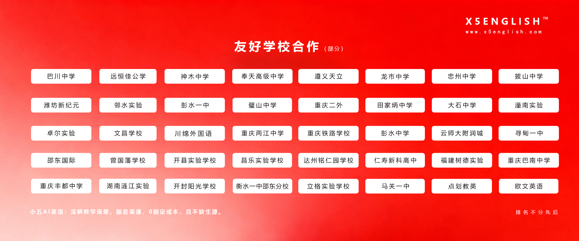 小五AI英语合作院校