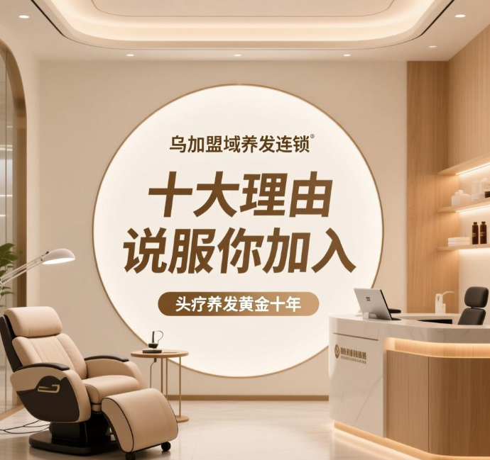 创业为什么选乌域养发加盟连锁?十大理由说服你加入头疗养发的黄金十年